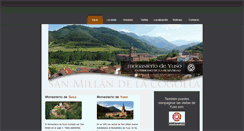 Desktop Screenshot of monasteriodesanmillan.com